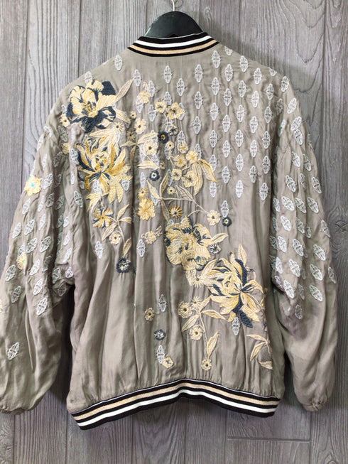 Johnny Was Size X-Small Reversible Bomber Jacket